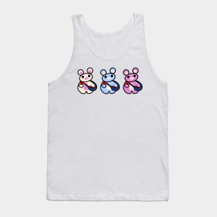 Three Chibis (Bag O'Hearts) Tank Top